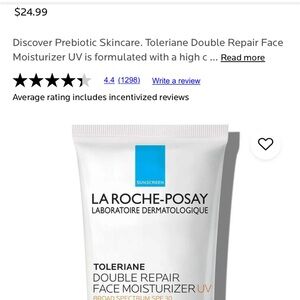 La Roche Posay Toleriane Double Repair Face Moisturizer UV